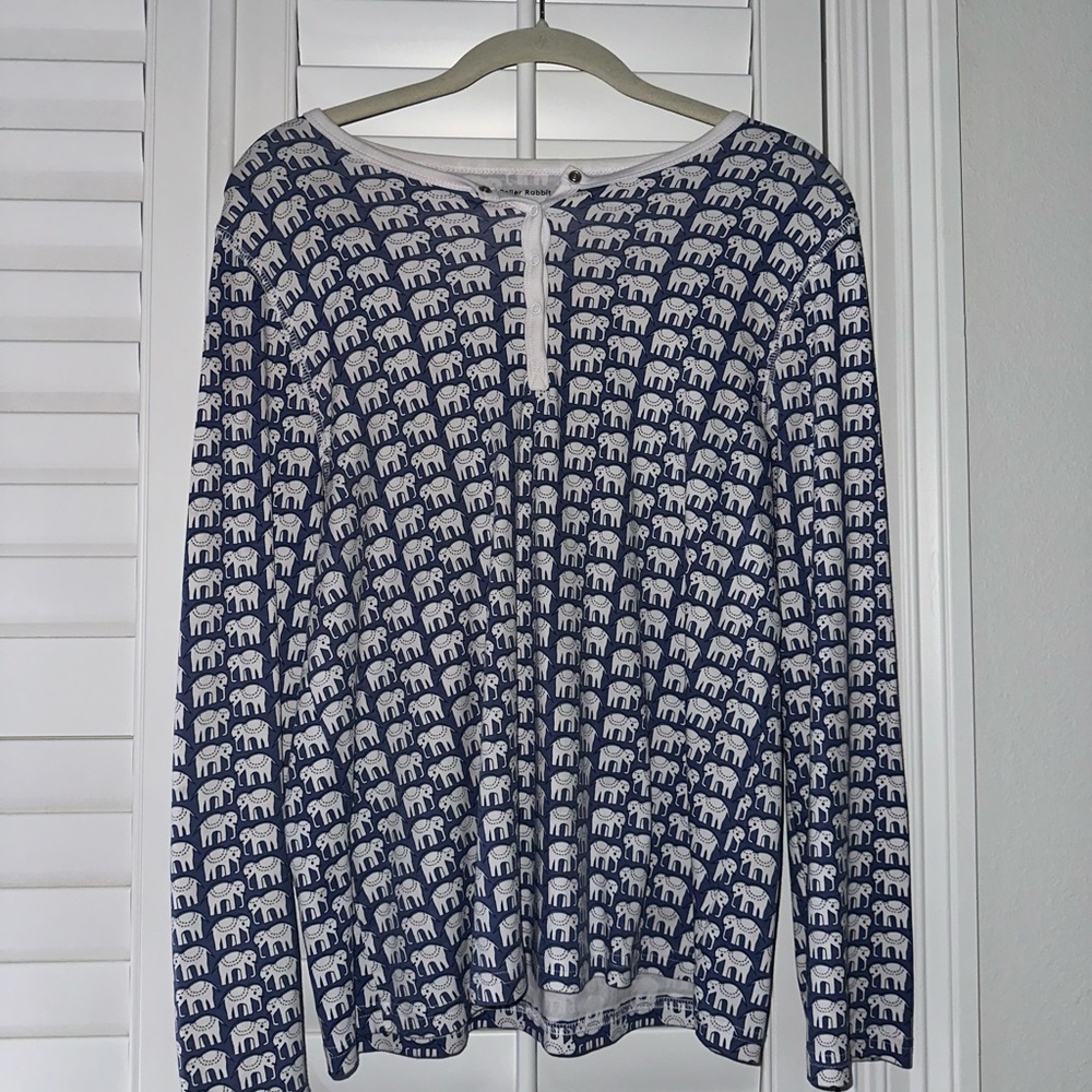 Roller Rabbit Elephant Pj Set - image 1